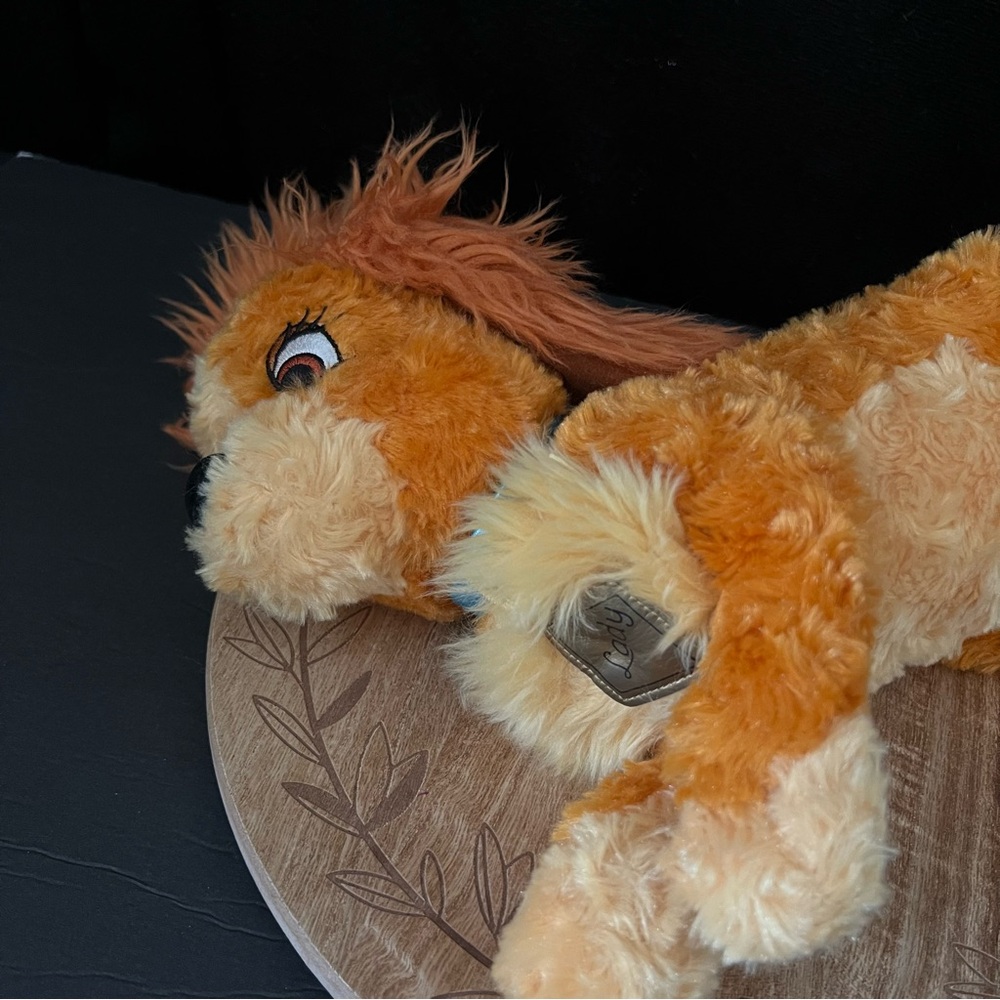 Disney Parks 12" Lady and the Tramp Stuffed Plush Cocker Spaniel Dog - Picture 8 of 15